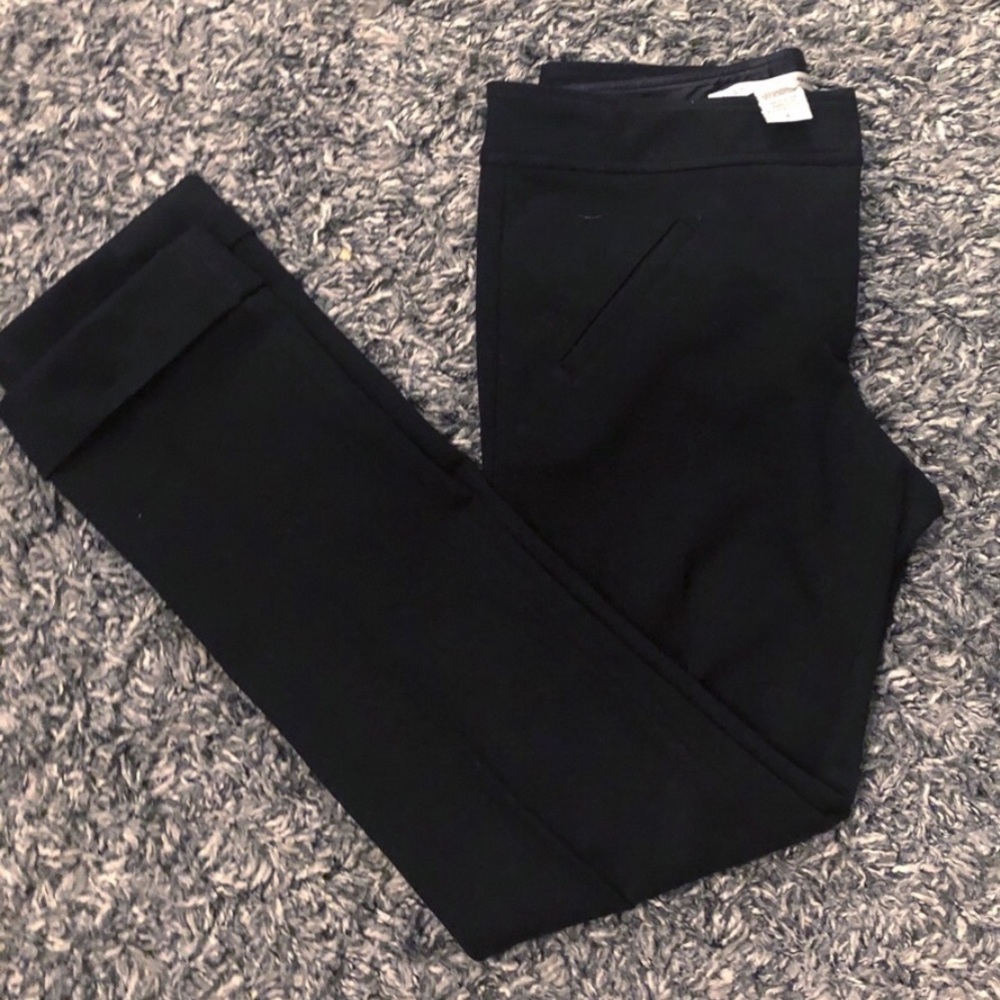 DIANE VON FURSTENBERG SKINNY VISCOSE DRESS PANTS